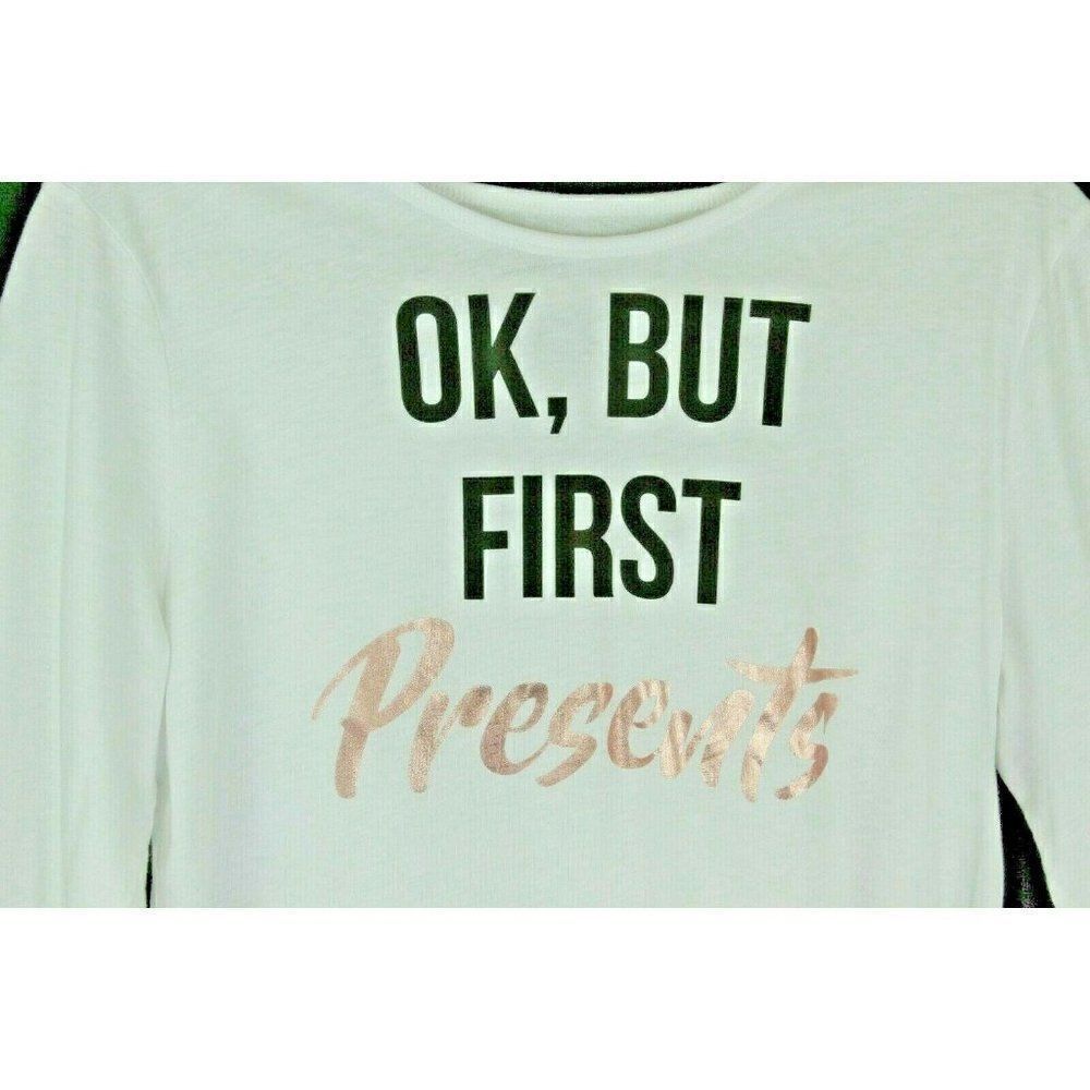 Modern Lux Tee Girls XXL Ok But First Presents NEW